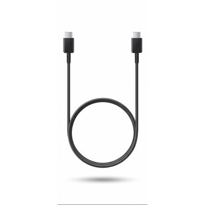 כבל טעינה מקורי Samsung USB-C ל-USB-C באורך 1 מטר – שחור